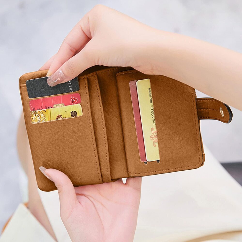 7894 Wallets Small Trifold Wallets Rfid Wallets Bifold, Billfold Leather View 6